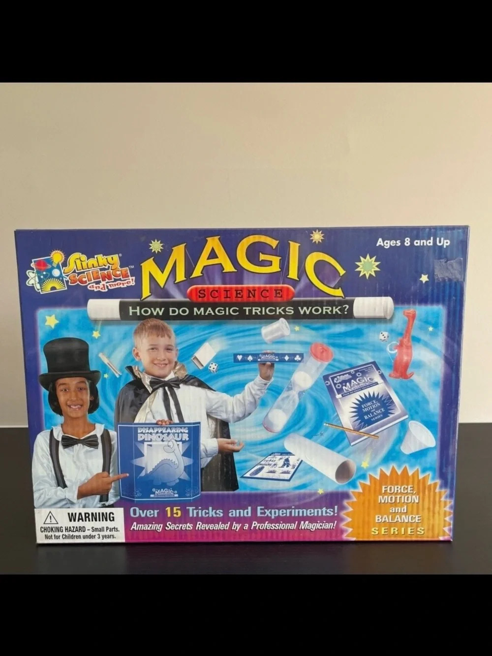 Slinky Science Magic Tricks Force Motion Balance Experiments 8+ Years RARE
